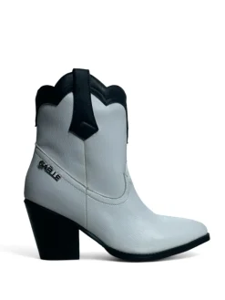 Stivaletti Texano donna “Gaelle Paris” GBDA1735 Collezione Autunno/Inverno 2024/2025 – Bianco e Nero