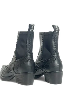 Stivaletti texano donna “Gaelle Paris” GBDC2401 Collezione Autunno/Inverno 2024/2025 – Nero