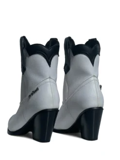Stivaletti Texano donna “Gaelle Paris” GBDA1735 Collezione Autunno/Inverno 2024/2025 – Bianco e Nero