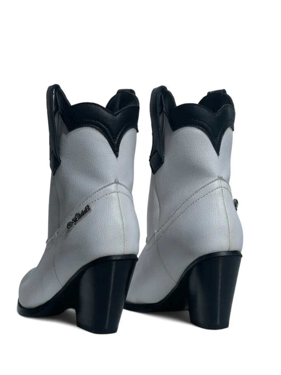 Stivaletti Texano donna “Gaelle Paris” GBDA1735 Collezione Autunno/Inverno 2024/2025 – Bianco e Nero