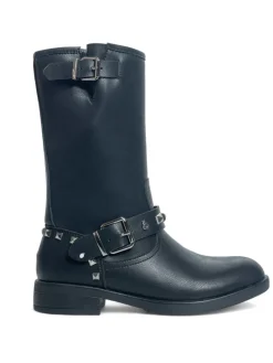 Stivali Biker donna “Gaelle Paris” GBDC2397 Collezione Autunno/Inverno 2024/2025 – Nero
