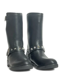Stivali Biker donna “Gaelle Paris” GBDC2397 Collezione Autunno/Inverno 2024/2025 – Nero