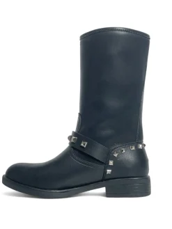 Stivali Biker donna “Gaelle Paris” GBDC2397 Collezione Autunno/Inverno 2024/2025 – Nero