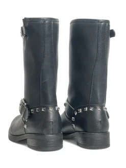 Stivali Biker donna “Gaelle Paris” GBDC2397 Collezione Autunno/Inverno 2024/2025 – Nero