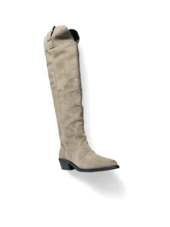 Stivali Camperos donna “Carmens” Kelly High 52263 Collezione Autunno/Inverno 2024/2025 nabuk – Sabbia/Caramello
