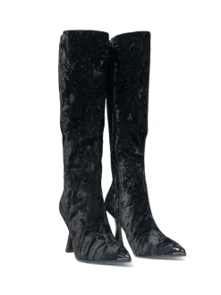 Stivali donna “Braccialini” N145 Collezione Autunno/Inverno 2024/2025 nabuk – Nero