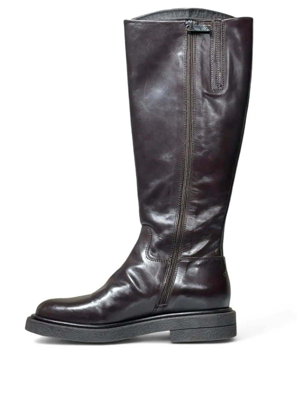 Stivali donna “Carmens” Brook Boot Collezione Autunno/Inverno 2024/2025 in nabuk – Fango/ Fondente