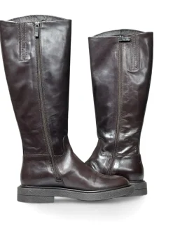 Stivali donna “Carmens” Brook Boot Collezione Autunno/Inverno 2024/2025 in nabuk – Fango/ Fondente