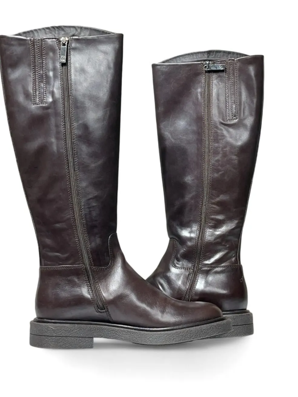 Stivali donna “Carmens” Brook Boot Collezione Autunno/Inverno 2024/2025 in nabuk – Fango/ Fondente