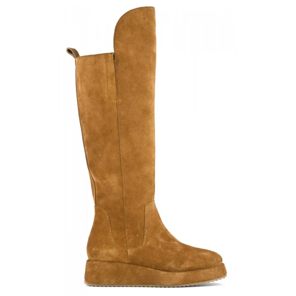 Stivali donna “Coral Blue” CB.K323.21 Collezione Autunno/Inverno 2024/2025 – Nero/Cognac