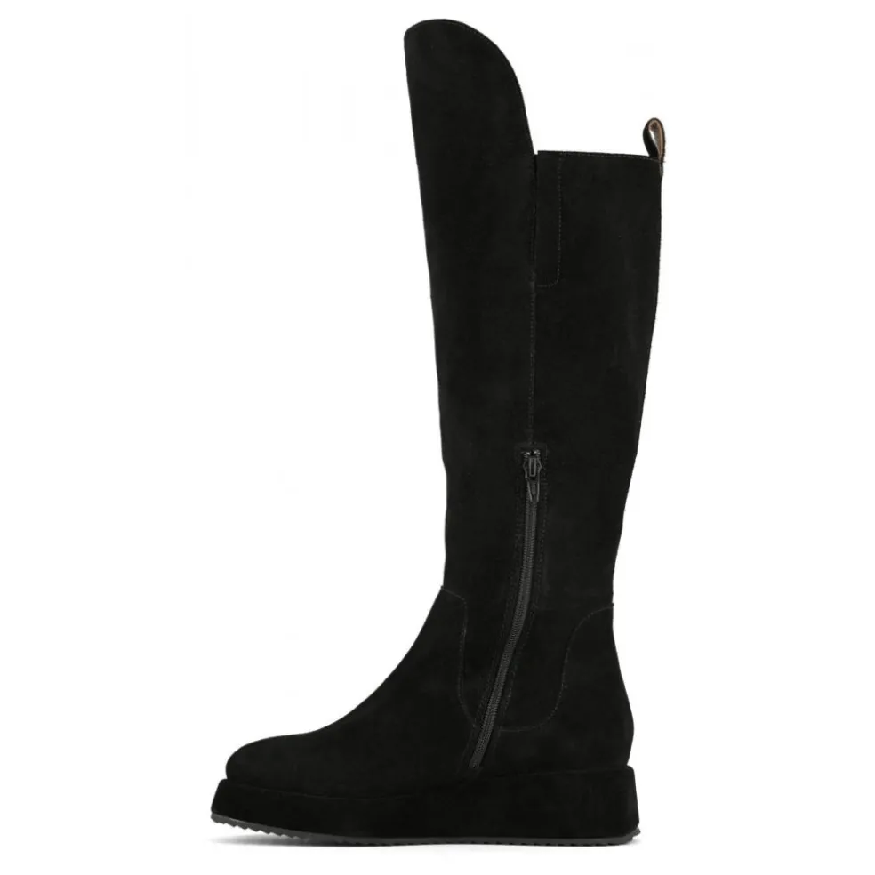 Stivali donna “Coral Blue” CB.K323.21 Collezione Autunno/Inverno 2024/2025 – Nero/Cognac