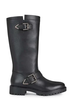 Stivali donna “Geox” WHOARA 18 Collezione Autunno/Inverno 2024/2025 – Nero