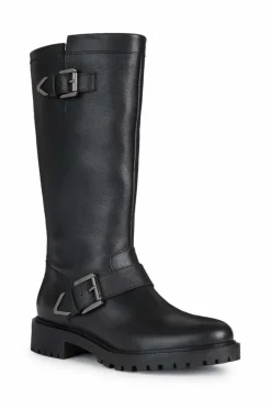Stivali donna “Geox” WHOARA 18 Collezione Autunno/Inverno 2024/2025 – Nero