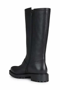 Stivali donna “Geox” WHOARA 18 Collezione Autunno/Inverno 2024/2025 – Nero