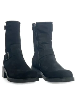 Tronchetti donna “GR8” Naomi 1 Collezione Autunno/Inverno 2024/2025 Camoscio – Nero