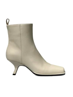 Tronchetti donna “Trussardi” Zonda Collezione Autunno/Inverno 2024/2025 – Burro/Nero