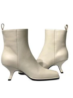 Tronchetti donna “Trussardi” Zonda Collezione Autunno/Inverno 2024/2025 – Burro/Nero