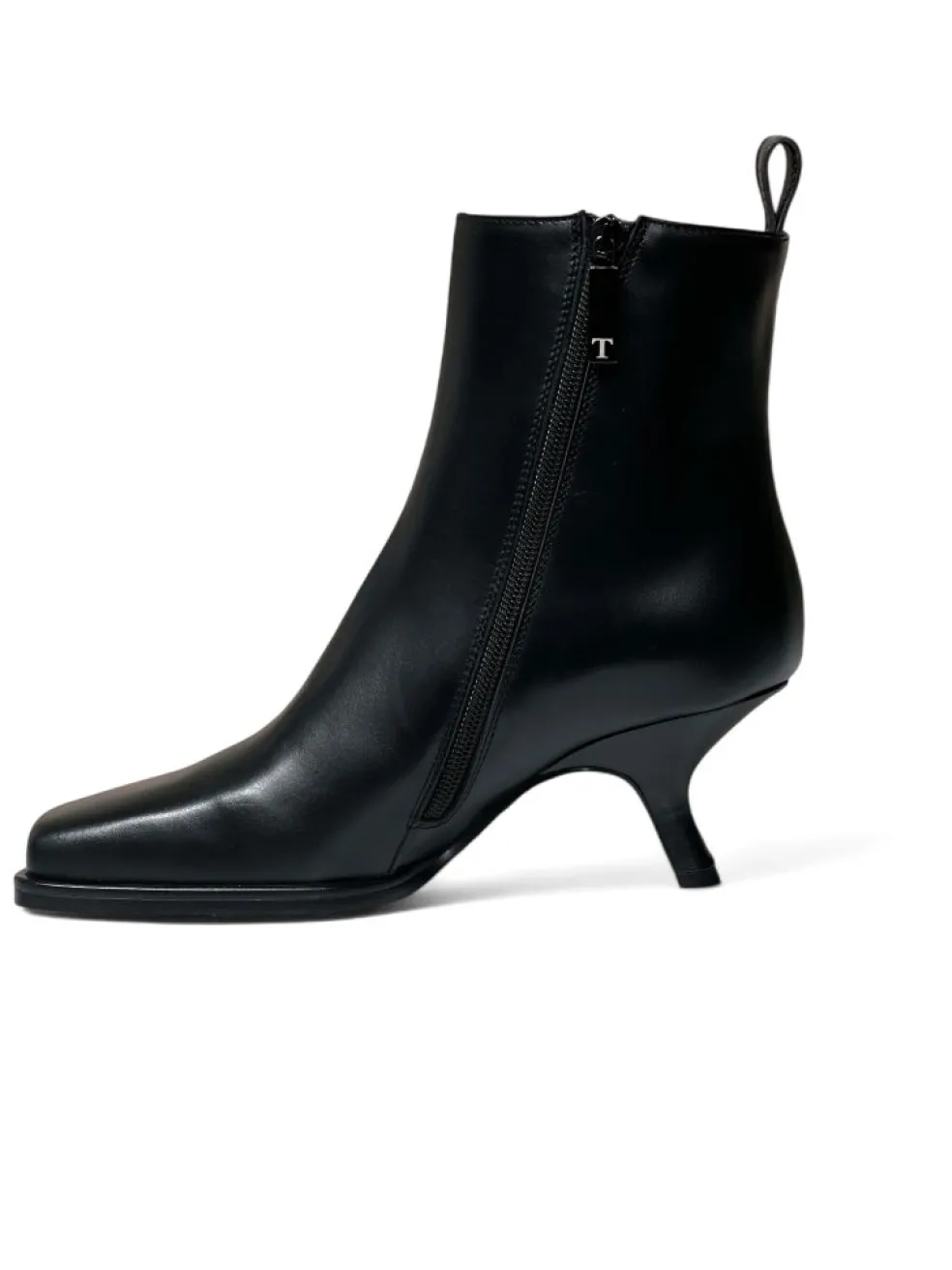 Tronchetti donna “Trussardi” Zonda Collezione Autunno/Inverno 2024/2025 – Burro/Nero
